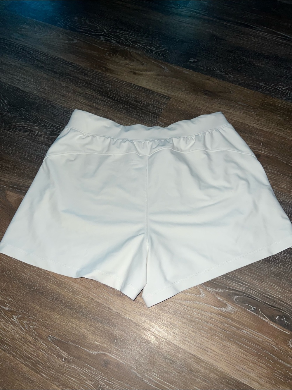 Old Navy White Women's Athletic Drawstring Shorts - Picture 2 of 4